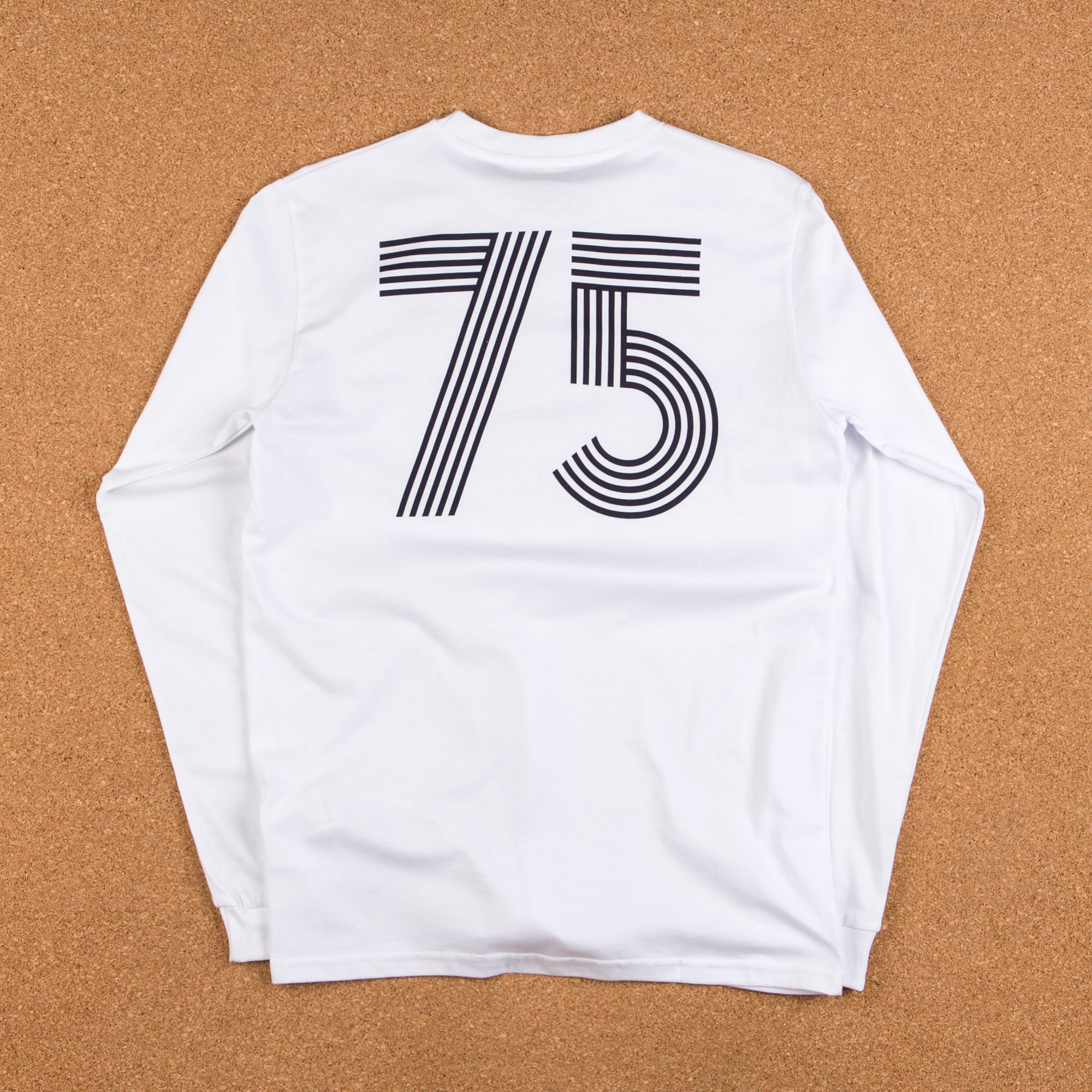 Post Details Decades Class Of '75 Long Sleeve T-Shirt - White | Flatspot