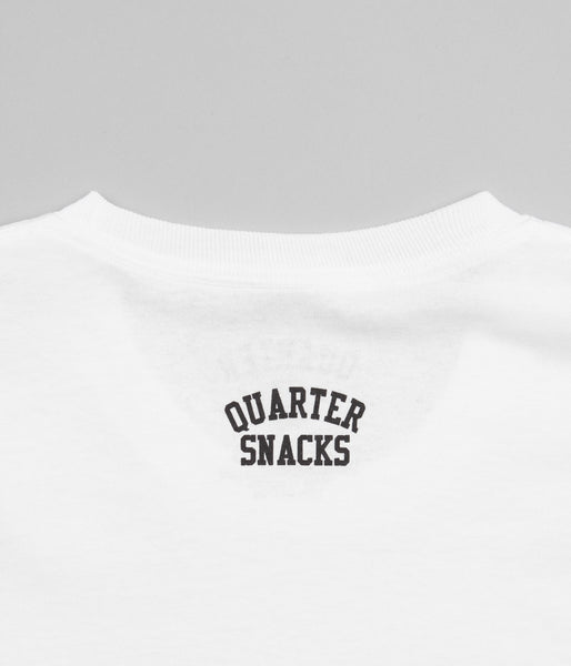 Quartersnacks Skating With You T-Shirt - White | Flatspot