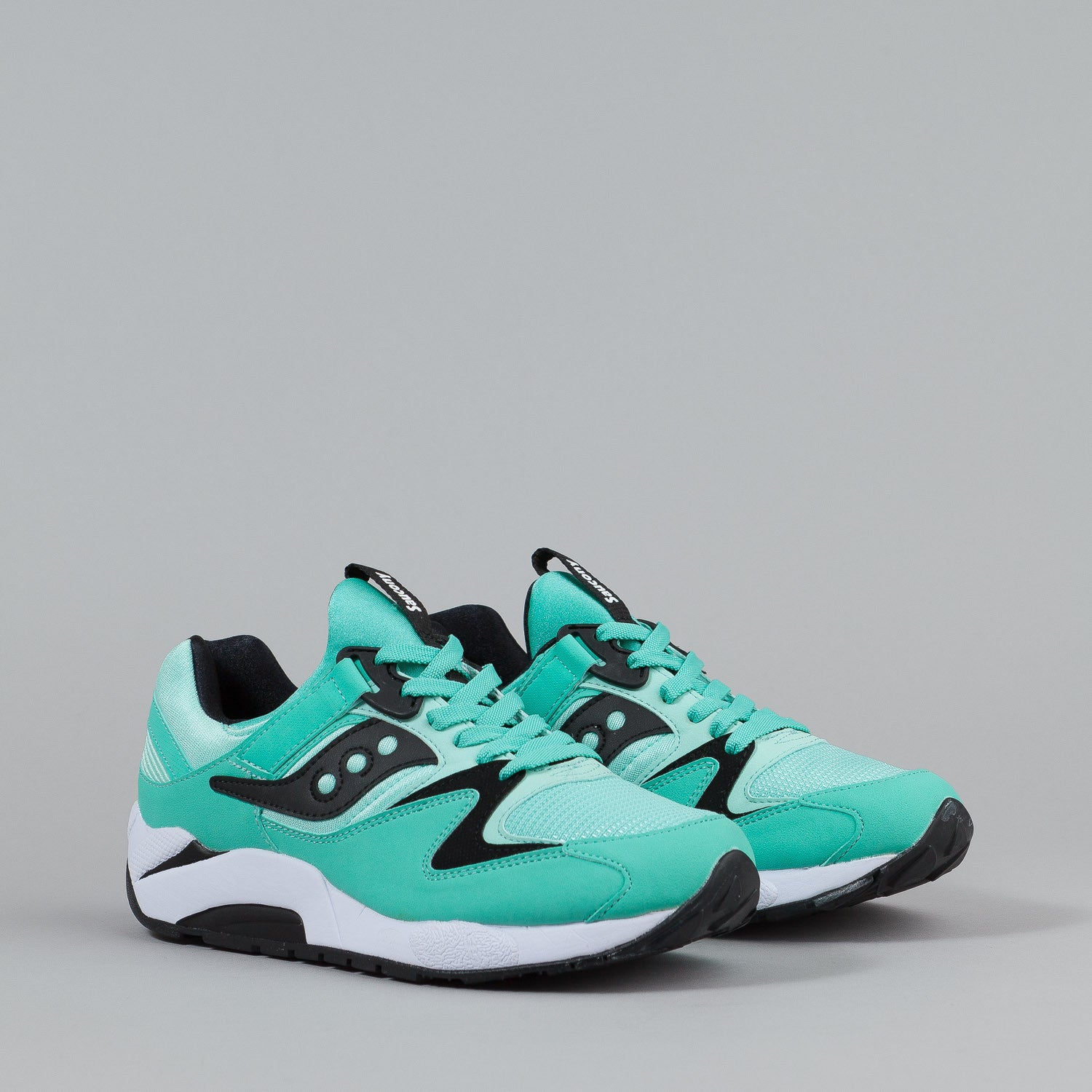 saucony grid 9000 black mint