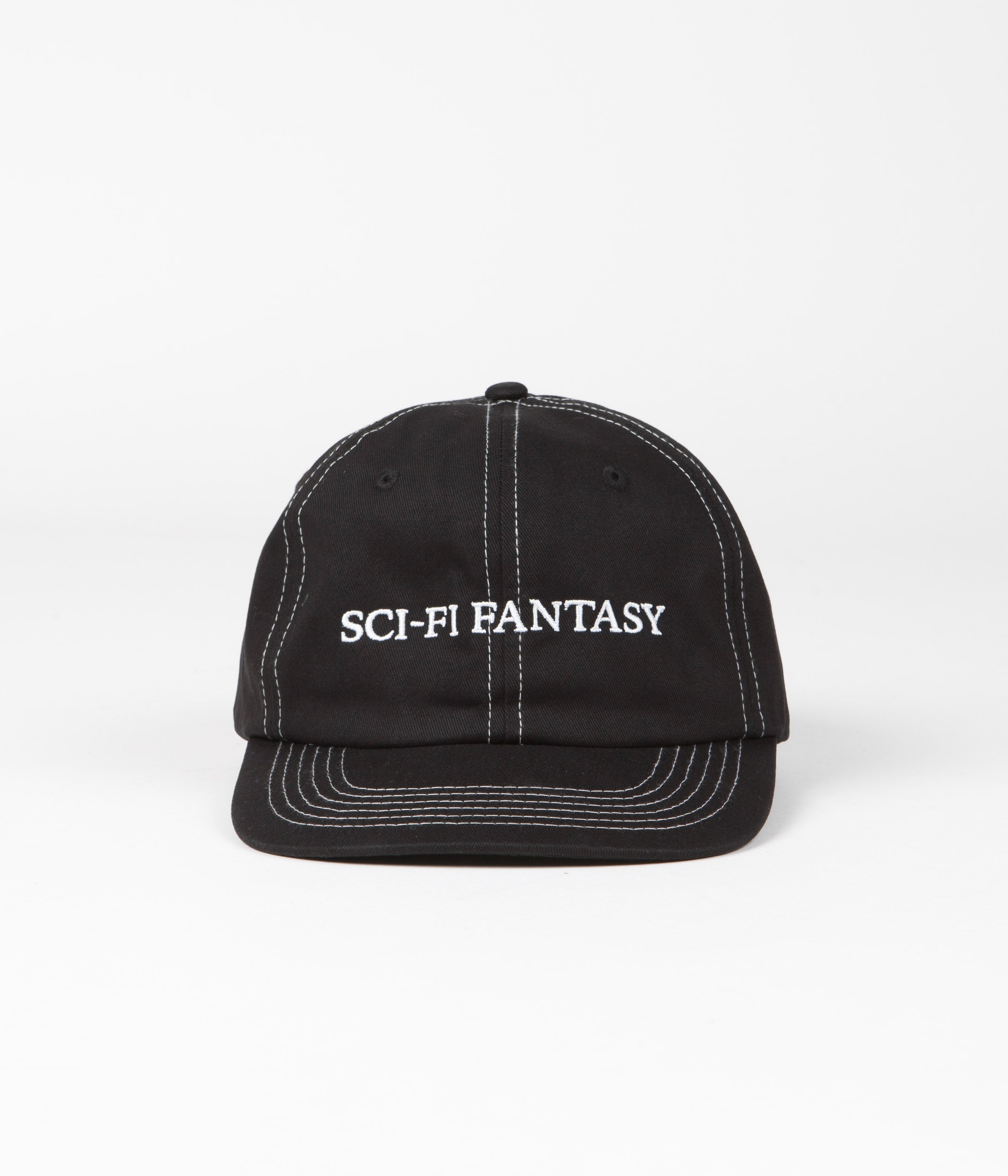 Sci-Fi Fantasy Flat Logo Cap - Black | Flatspot