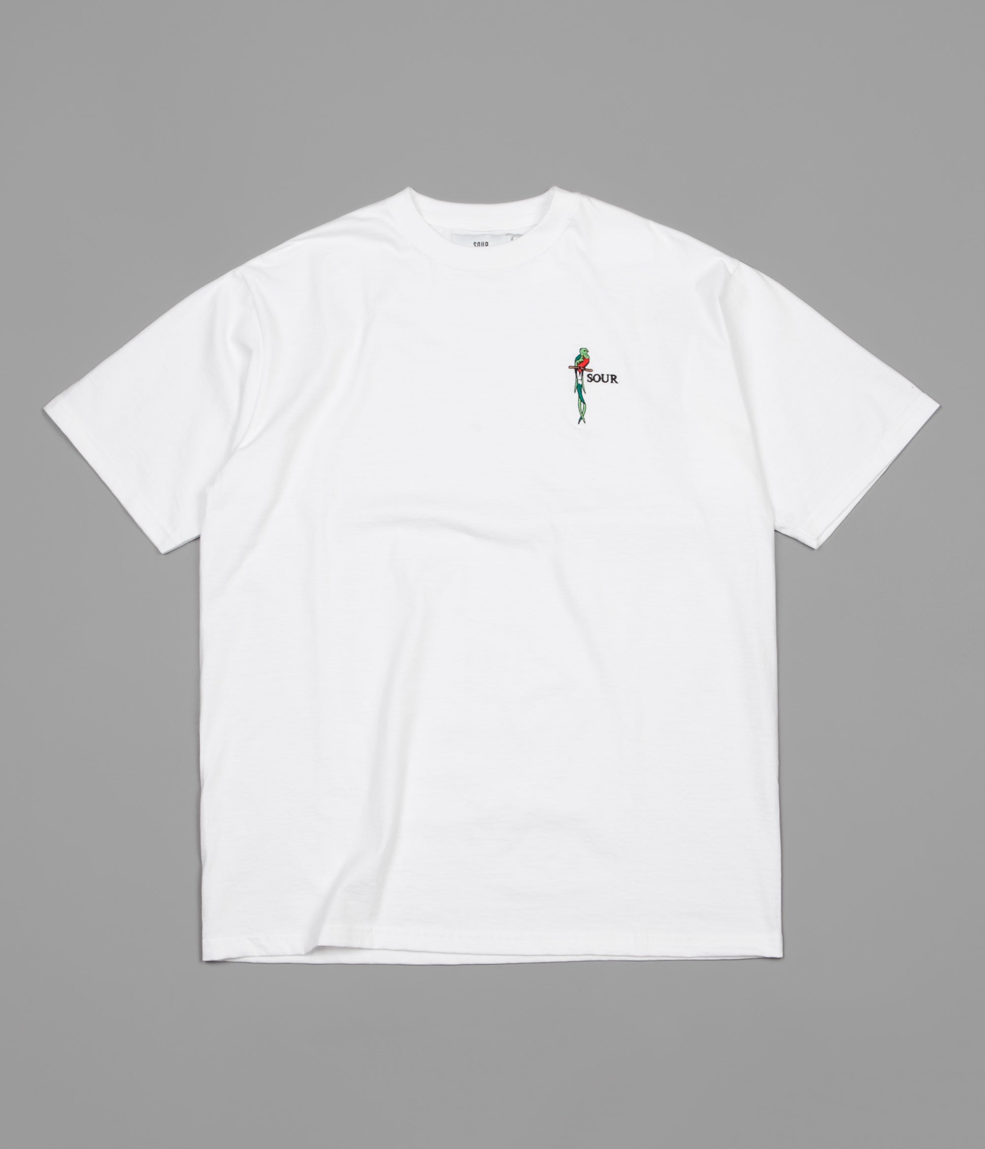 Sour Skateboards Quetzal T-Shirt - White | Flatspot