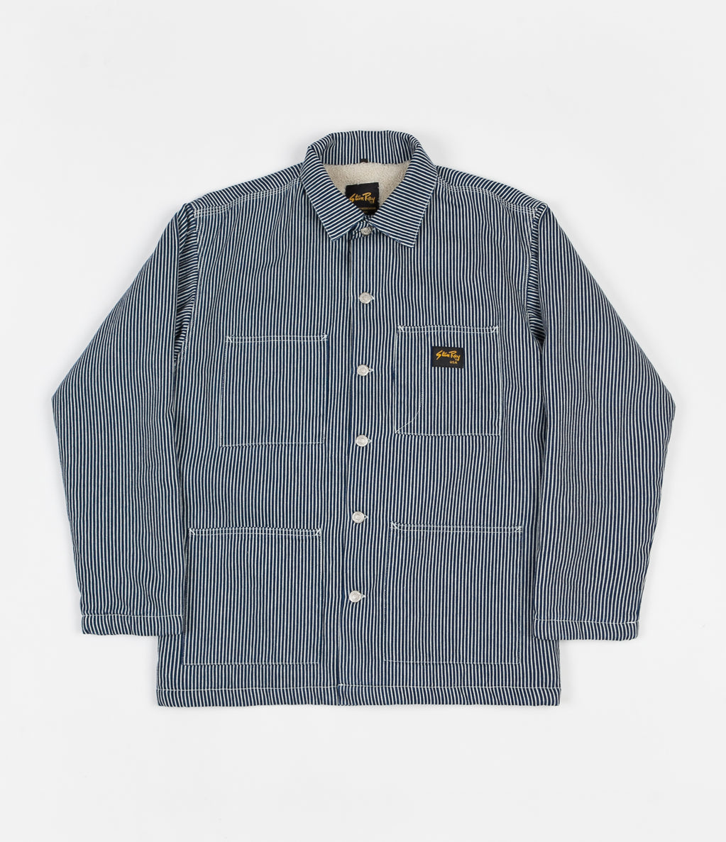 Stan Ray Lined Shop Jacket - Vintage Hickory | Flatspot