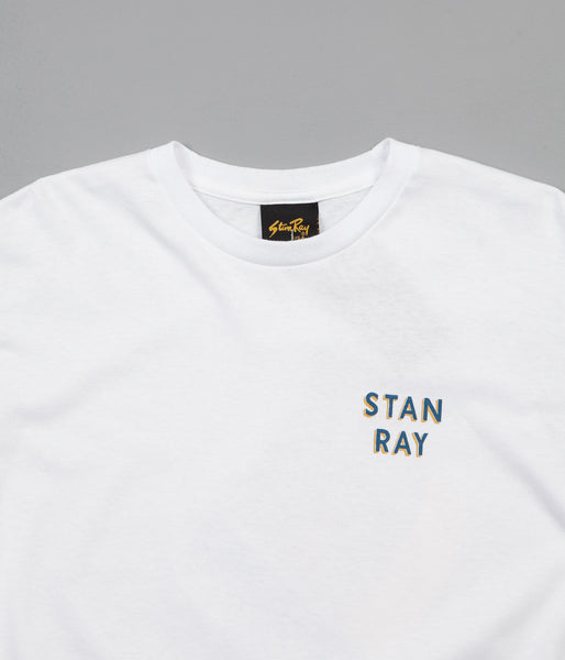 Stan Ray Paint Something Long Sleeve T-Shirt - White | Flatspot