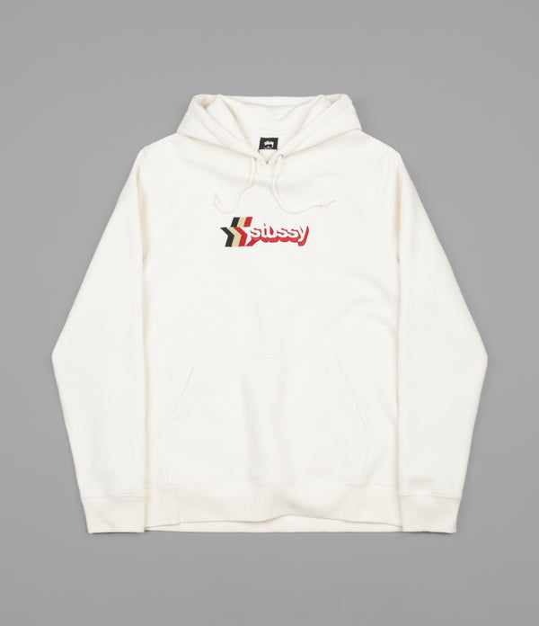 stussy 3 star applique hoodie