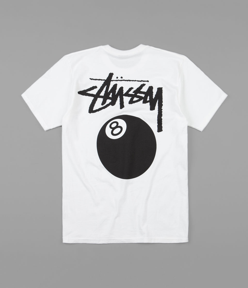 Stussy 8 Ball T-Shirt - White | Flatspot