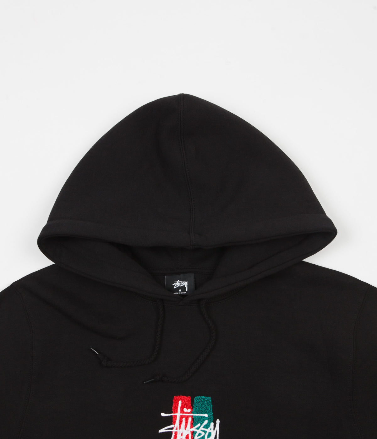 stussy bars logo hoodie