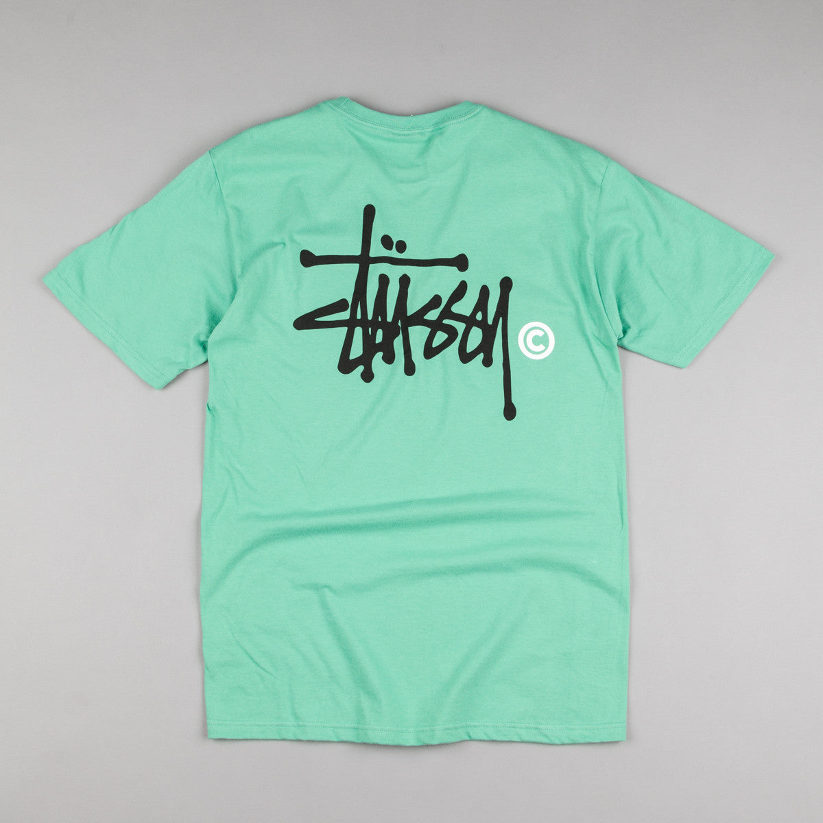 Stussy Basic Logo T-Shirt - Green | Flatspot
