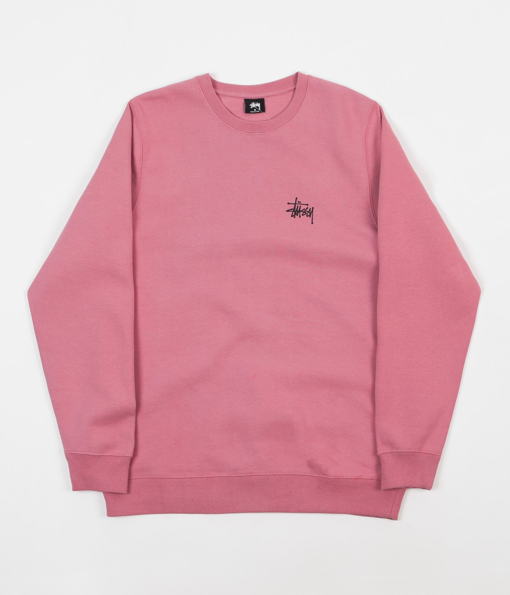 Stussy Basic Stussy Crewneck Sweatshirt - Orchid | Flatspot