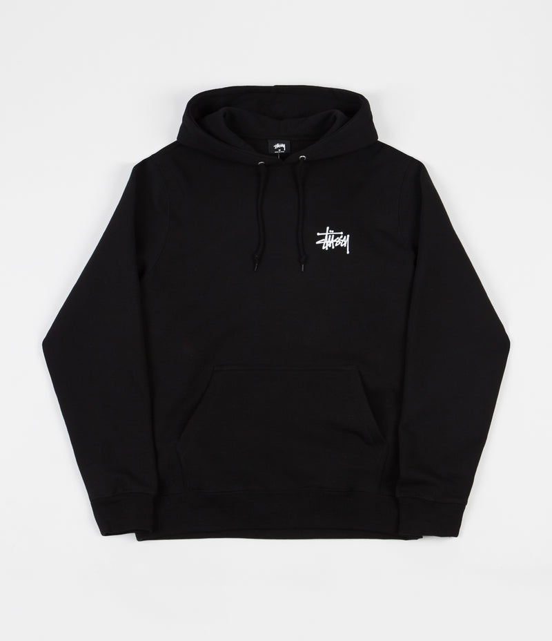 Stussy Basic Stussy Hoodie - Black | Flatspot