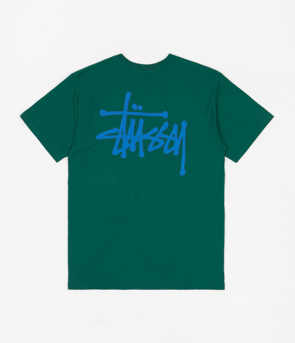 Stussy Basic Stussy T-Shirt - Dark Green | Flatspot