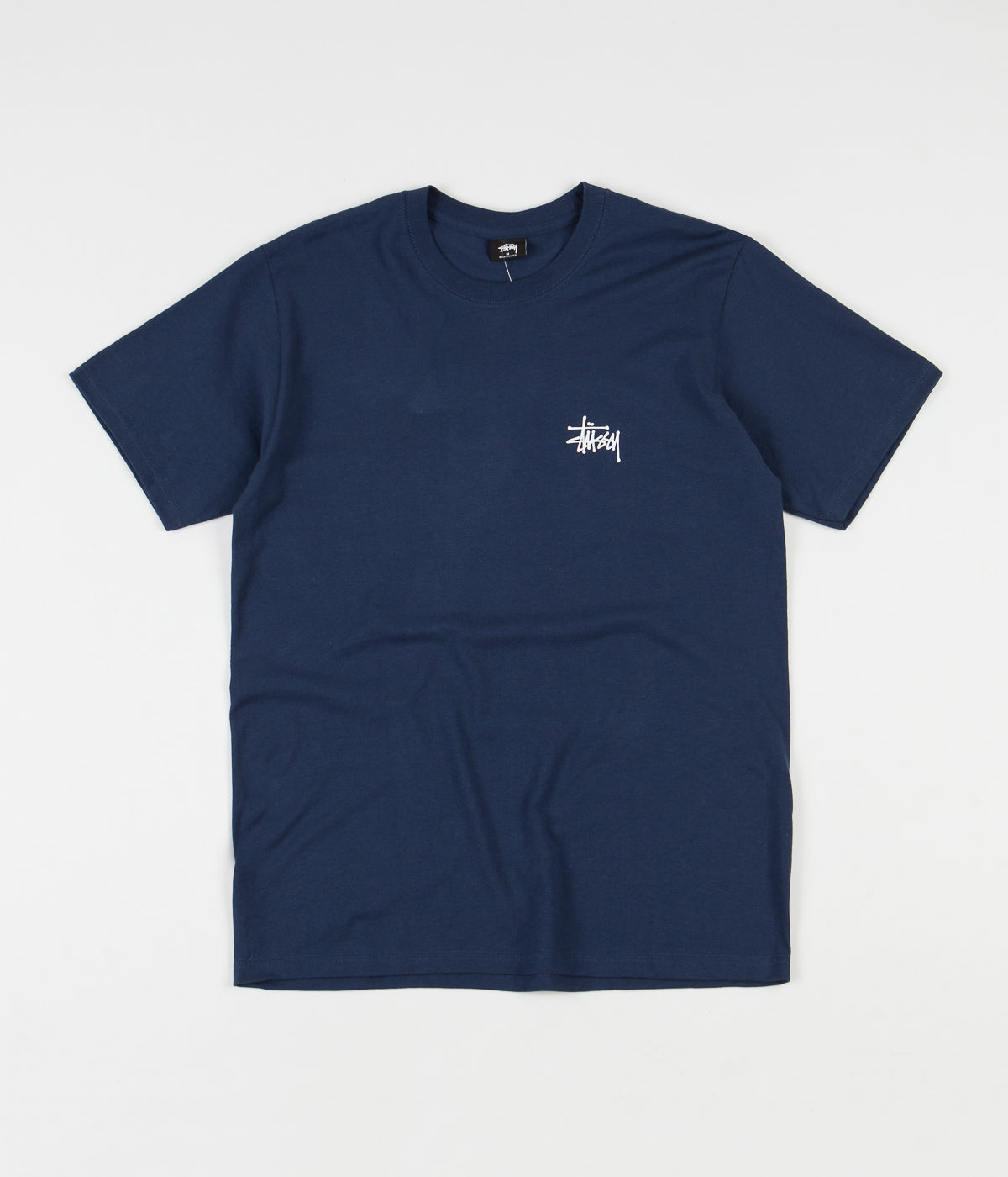 Stussy Basic Stussy T-Shirt - Navy | Flatspot