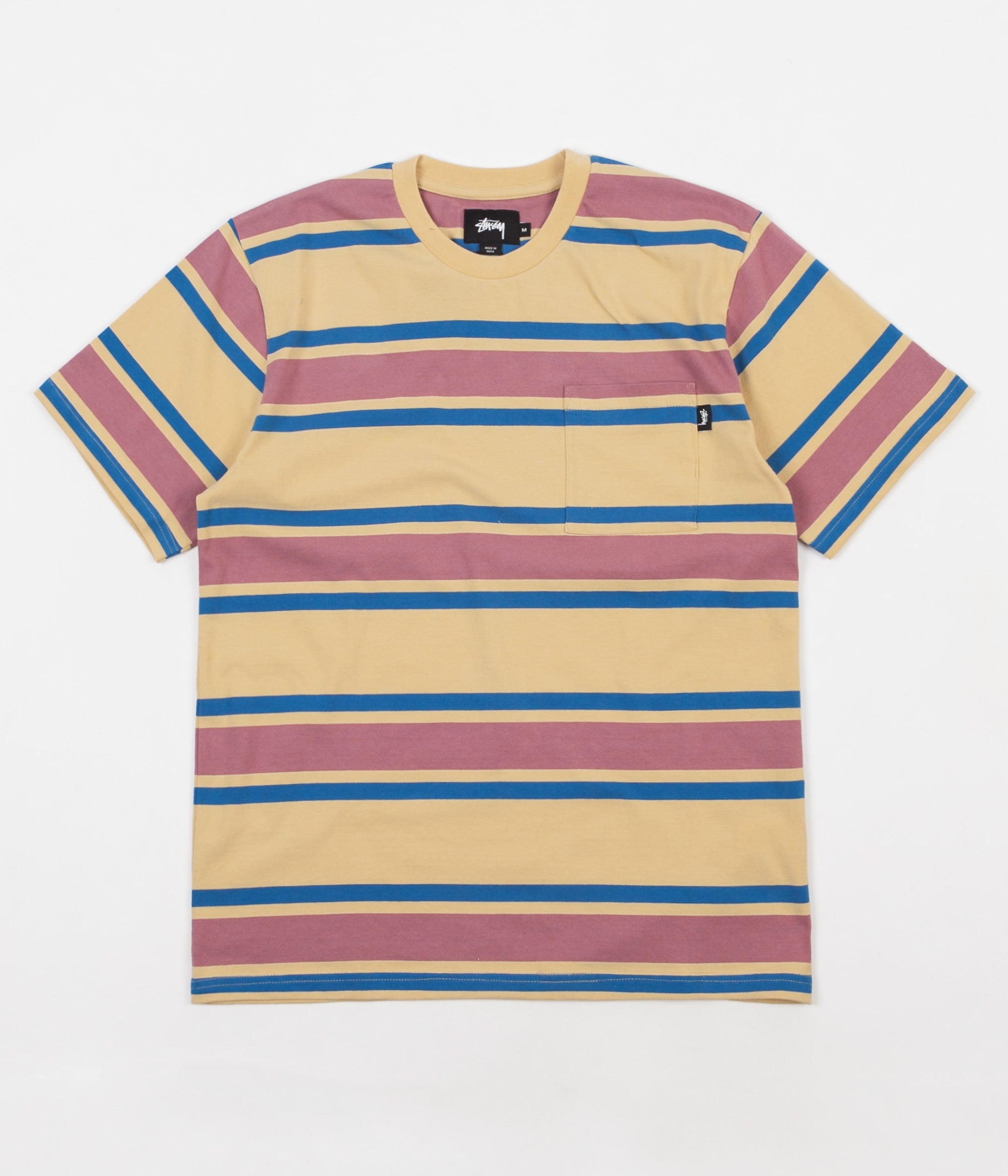 Stussy Bold Stripe Jersey - Cream | Flatspot