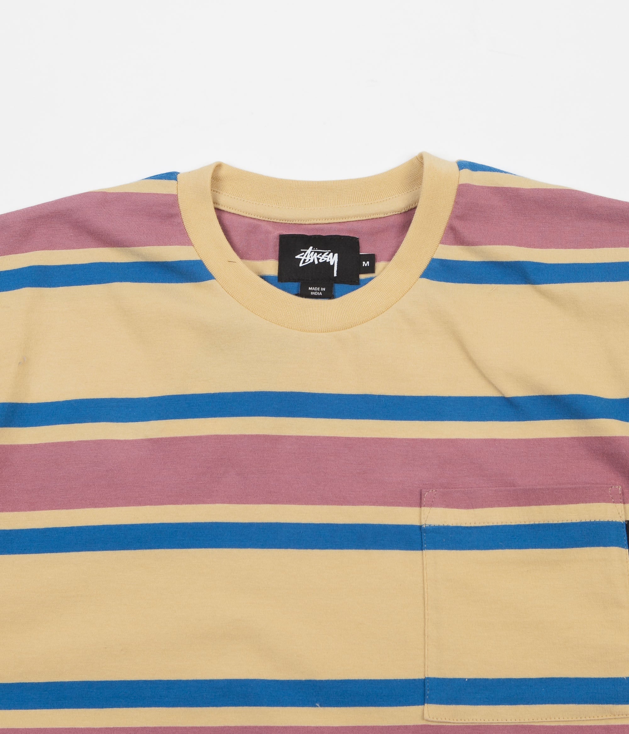 Stussy Bold Stripe Jersey - Cream | Flatspot