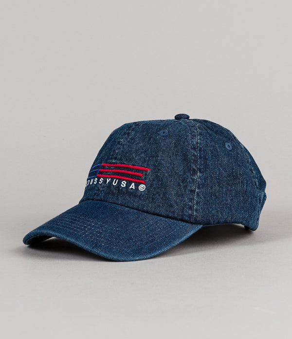 stussy denim cap