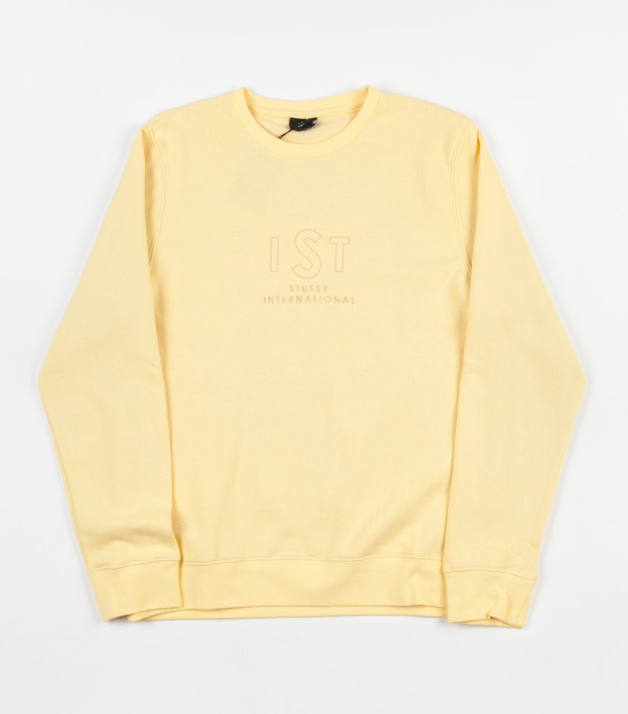 pastel yellow nike sweatshirt