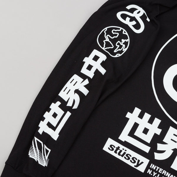 Stussy Japan International L/S T-Shirt - Black | Flatspot