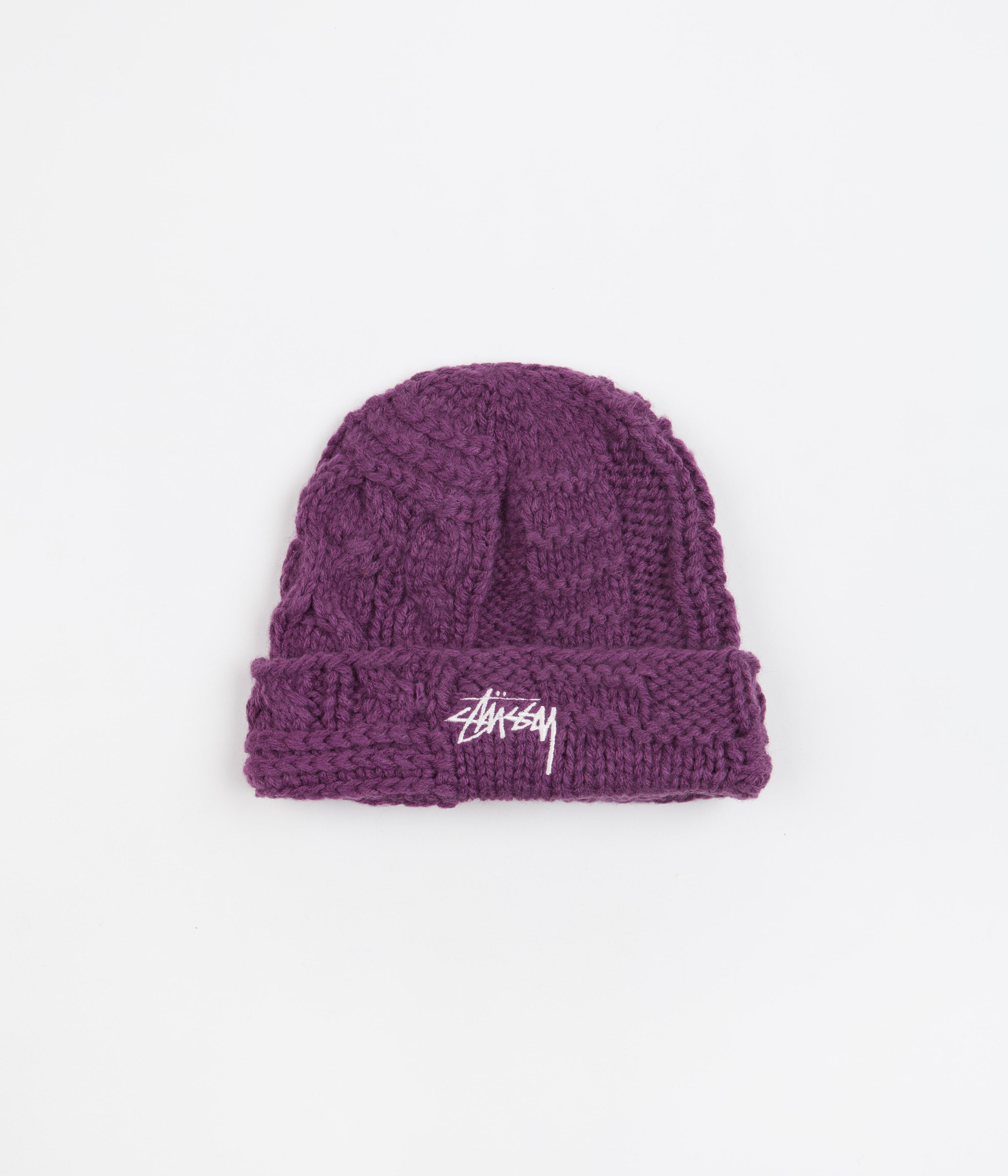 Stussy Knit Patchwork Beanie - Purple | PrideofderbyShops