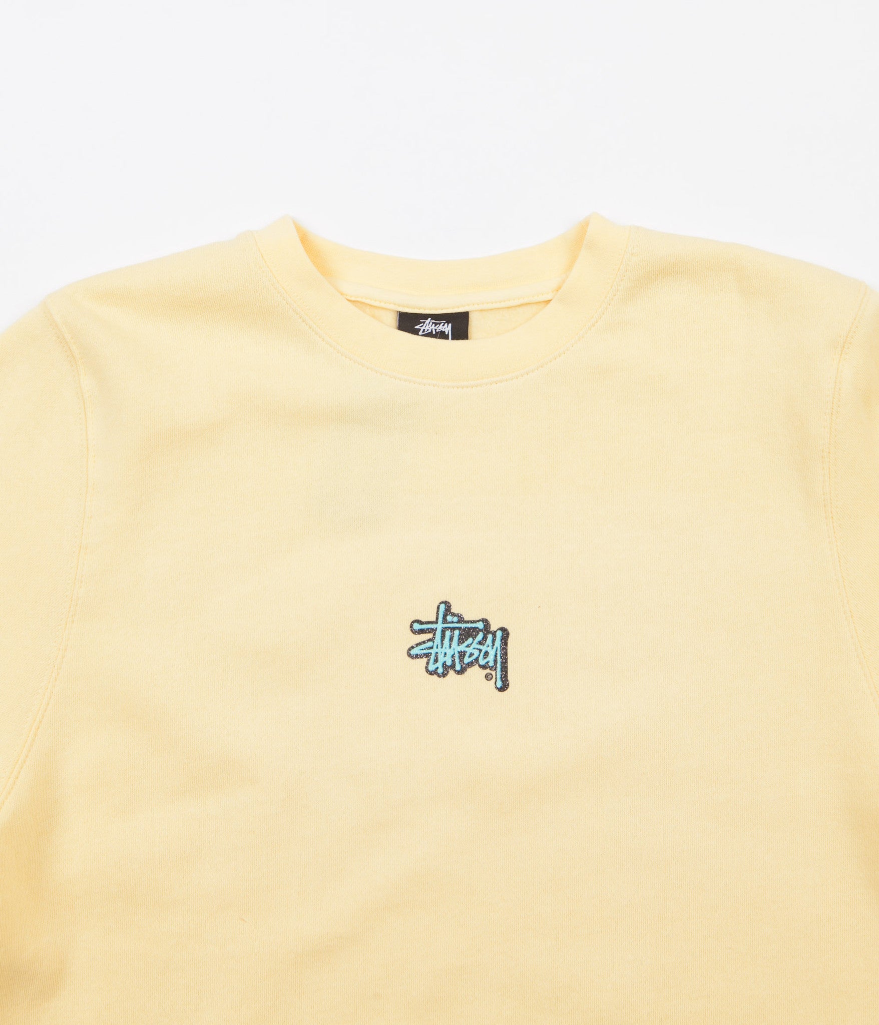 pale yellow crew neck