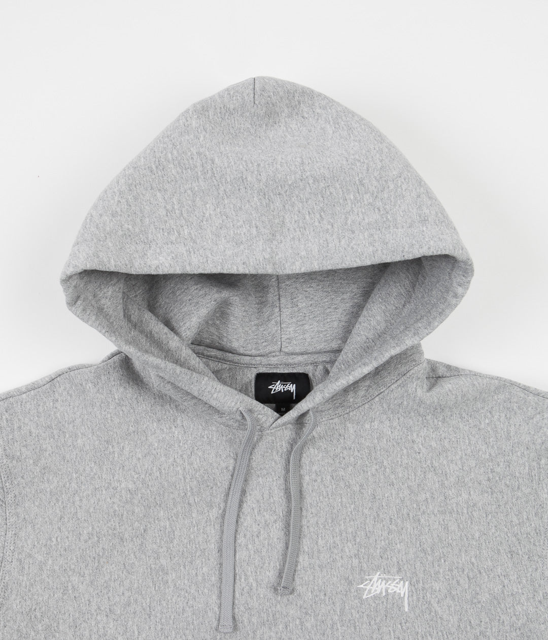 Stussy Logo Hoodie - Grey Heather | Flatspot