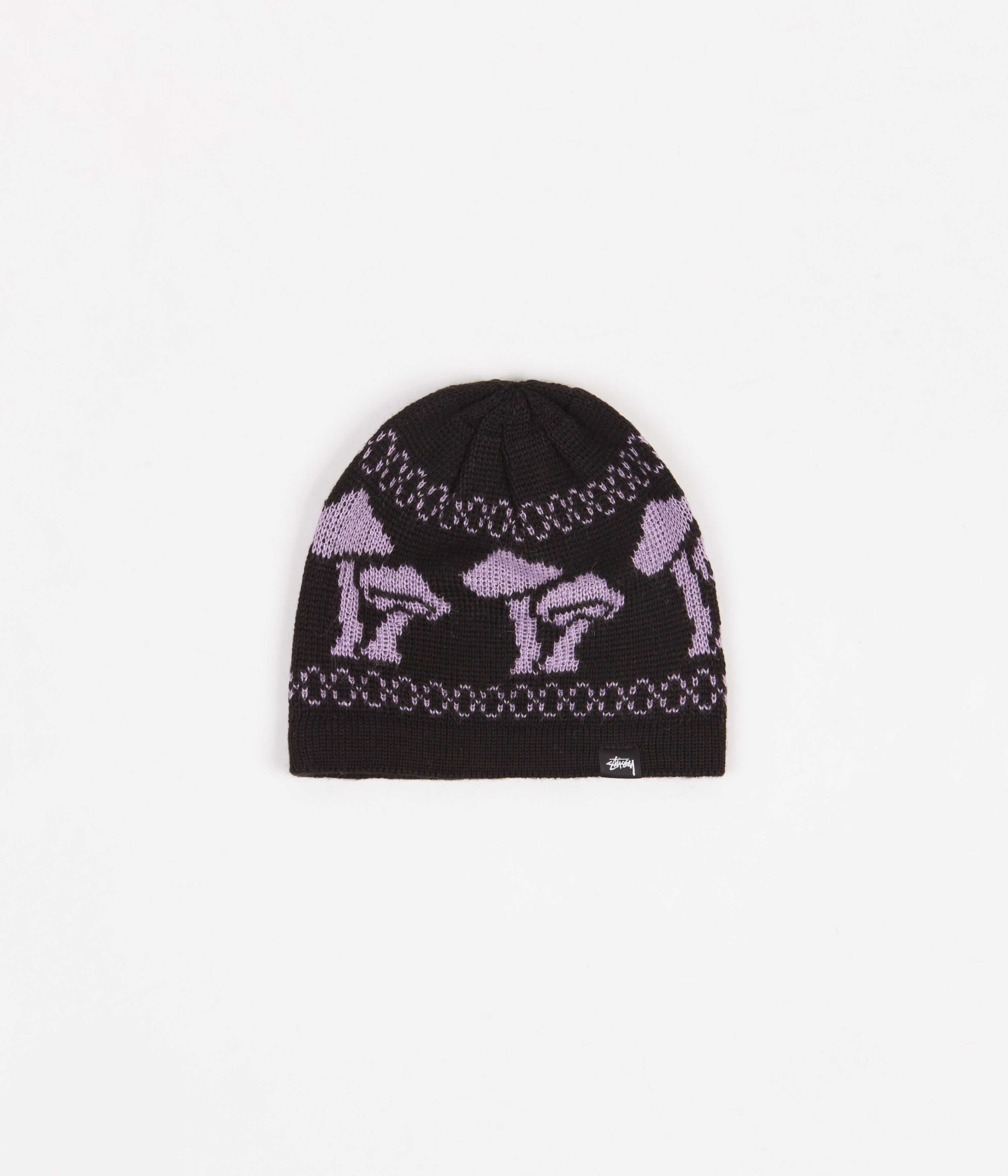 Stussy Mohair Mushroom Beanie - Black