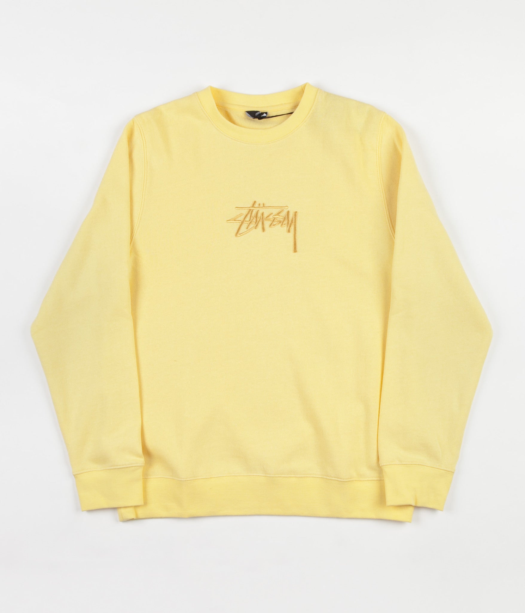 pale yellow champion crewneck