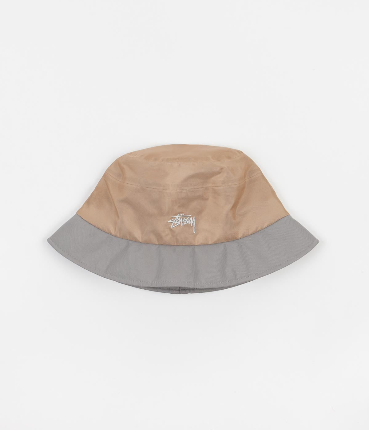 Stussy Outdoor Panel Bucket Hat - Khaki | Flatspot