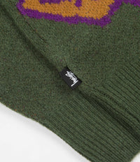 Stussy Paisley Crewneck Sweatshirt - Green | Flatspot