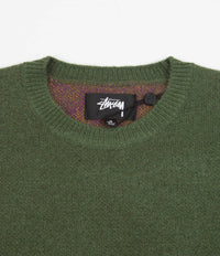 Stussy Paisley Crewneck Sweatshirt - Green | Flatspot