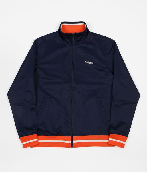 Stussy Poly Track Jacket - Navy | Flatspot