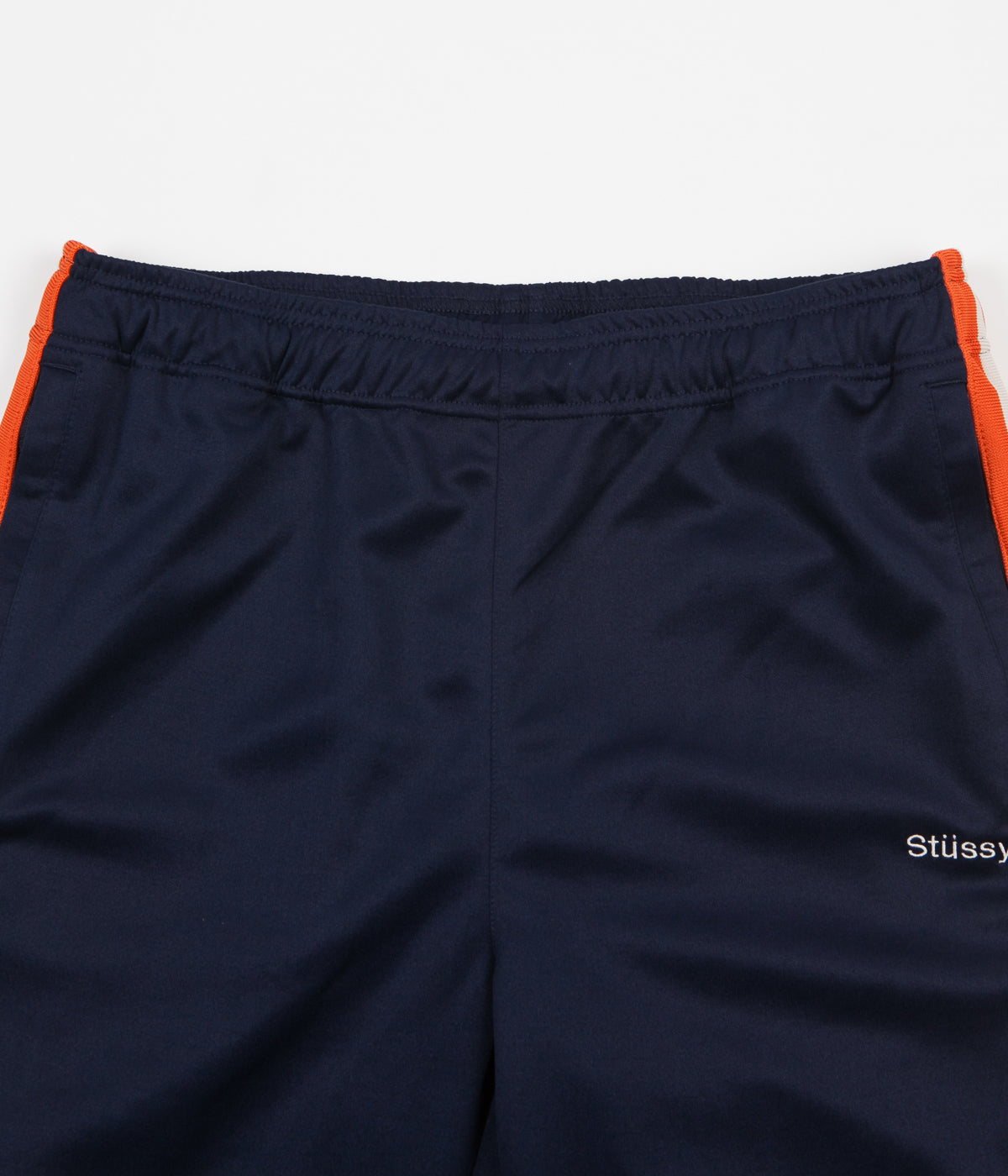 Stussy Polyester Track Sweatpants - Navy | Flatspot
