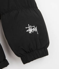 Stussy Ripstop Down Puffer Jacket - Black | Flatspot