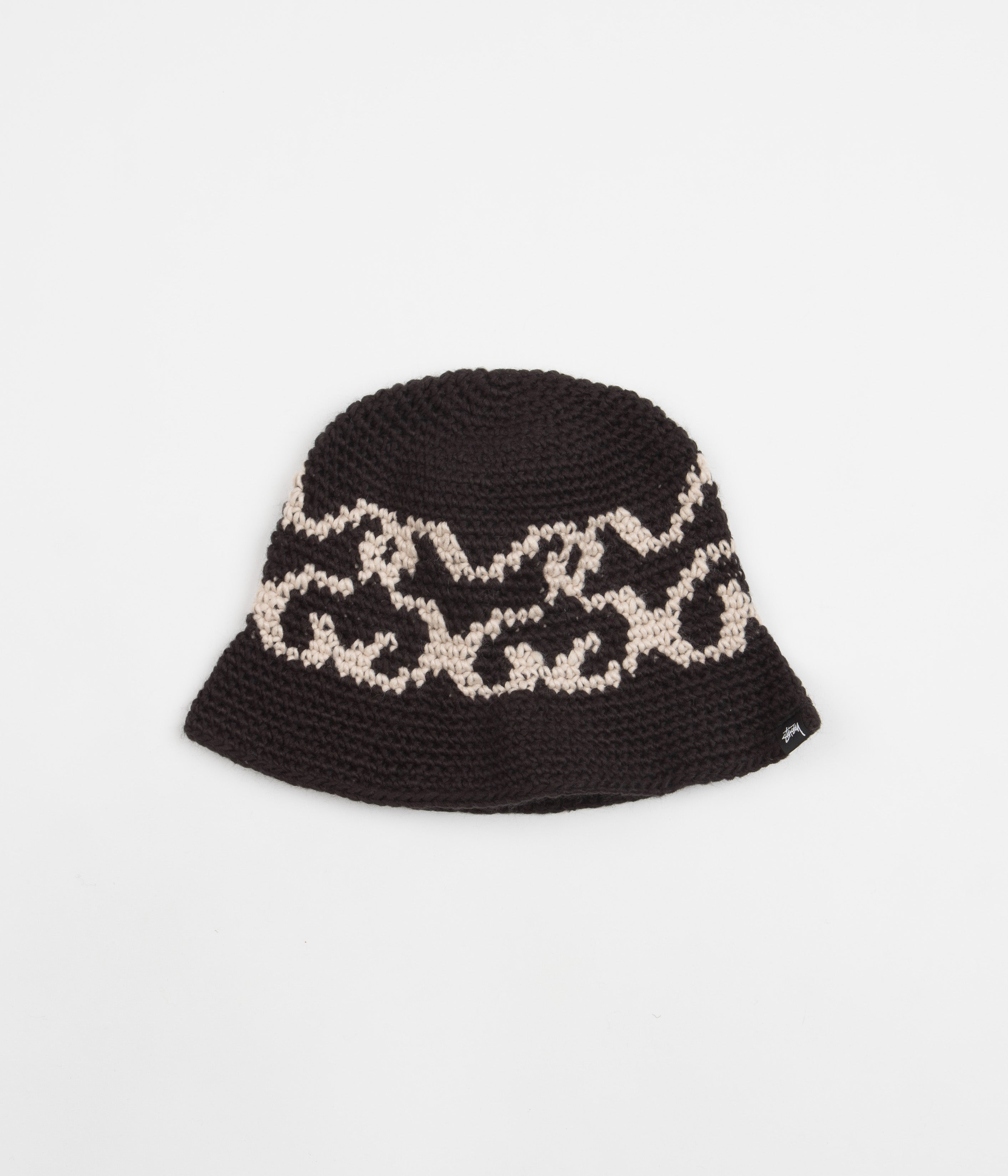 Stussy SS Knit Bucket Hat - Black | Flatspot