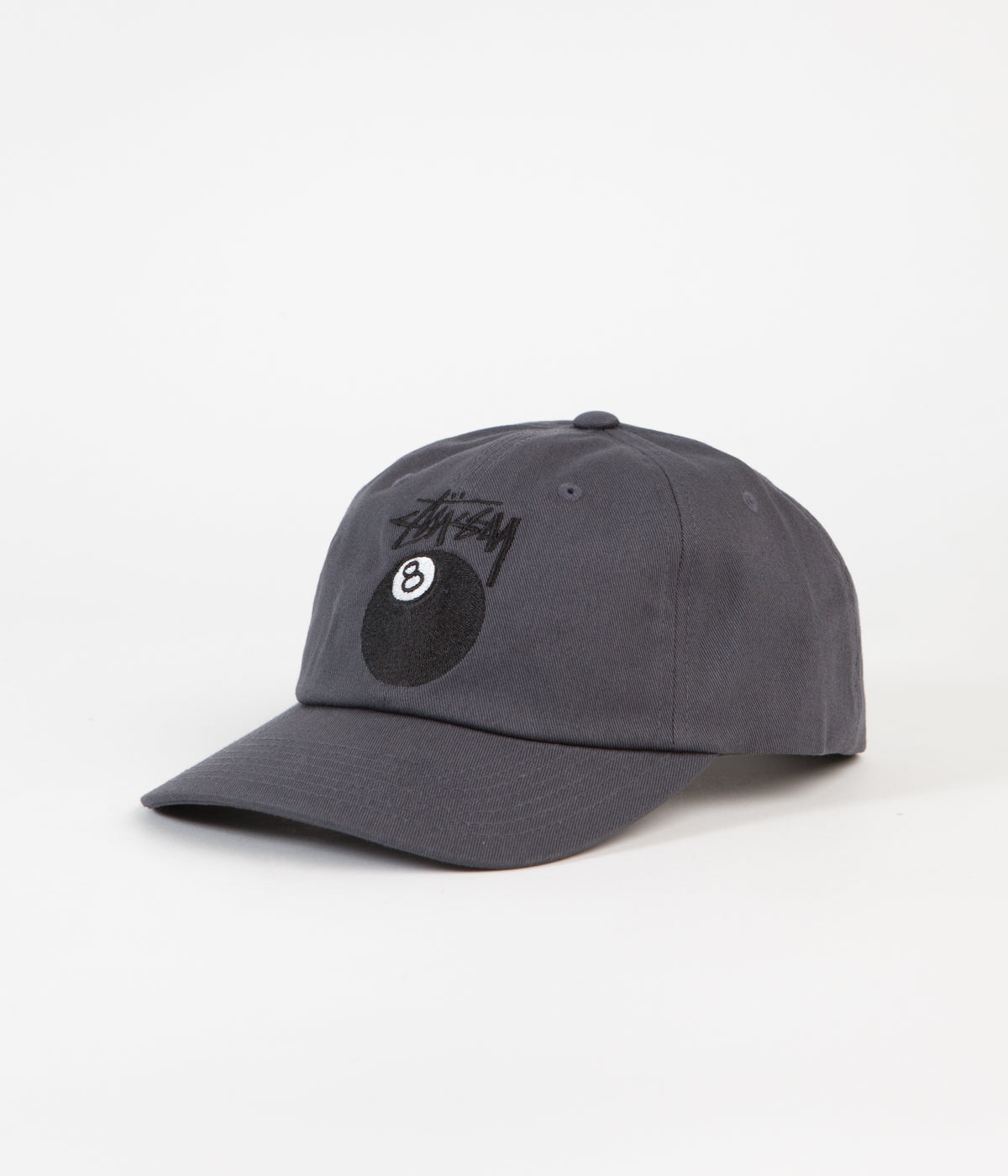 Stussy Stock 8 Ball Low Pro Cap - Dark Grey | Flatspot