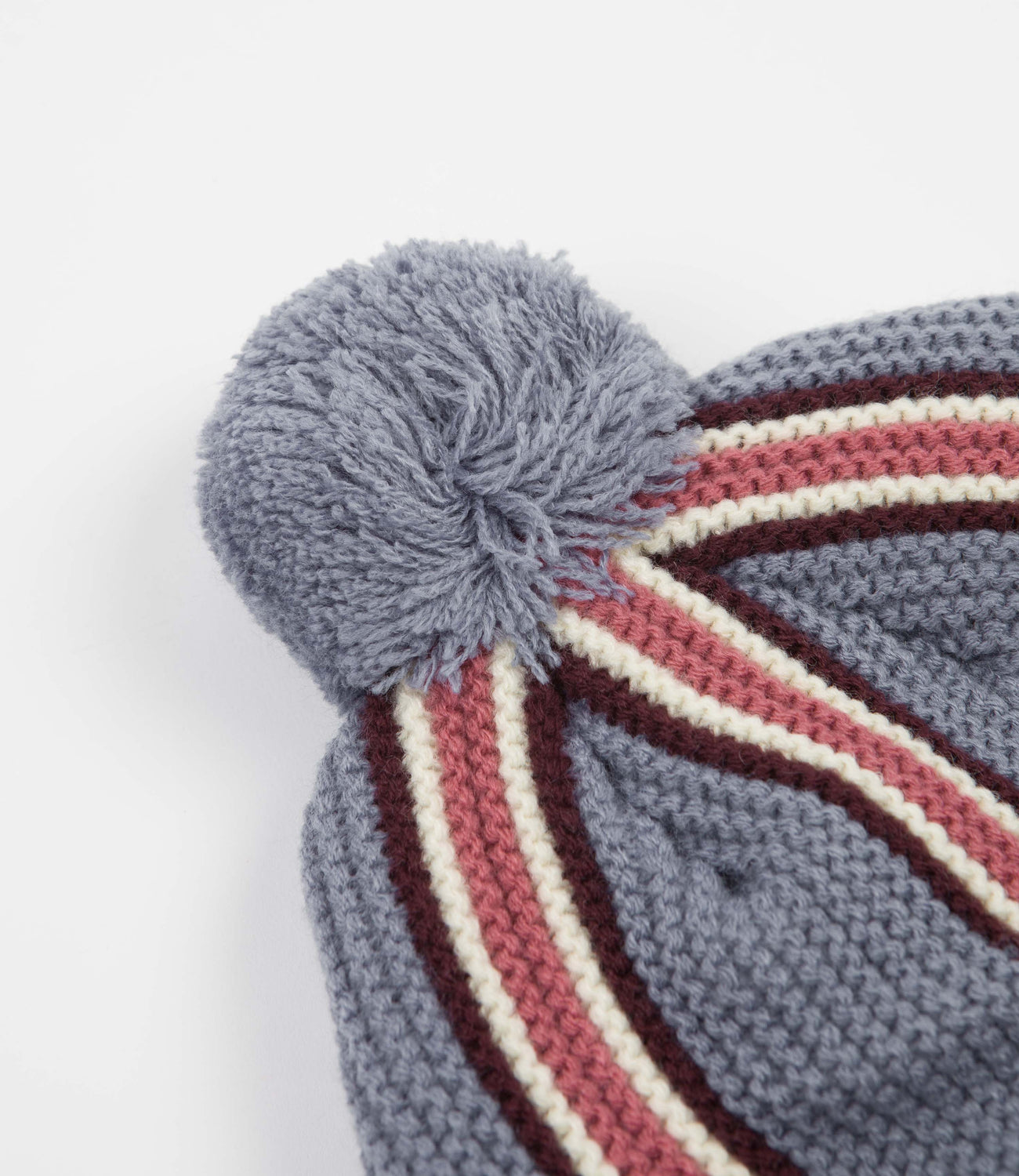 Stussy Striped Pom Beanie - Blue | AspennigeriaShops