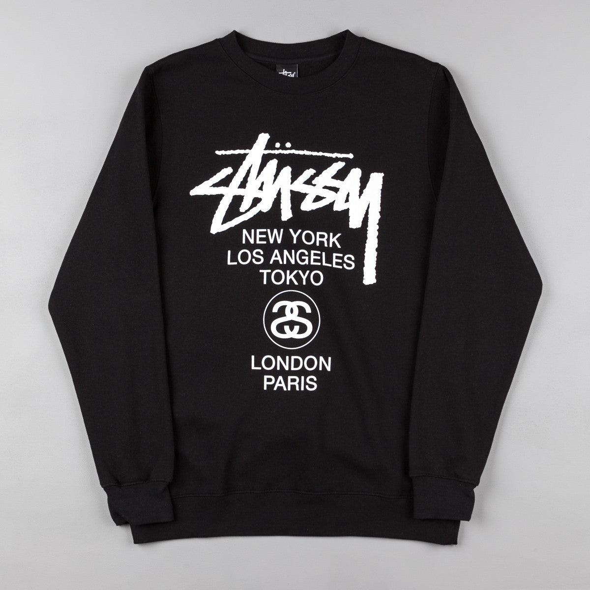 stussy crewneck world tour