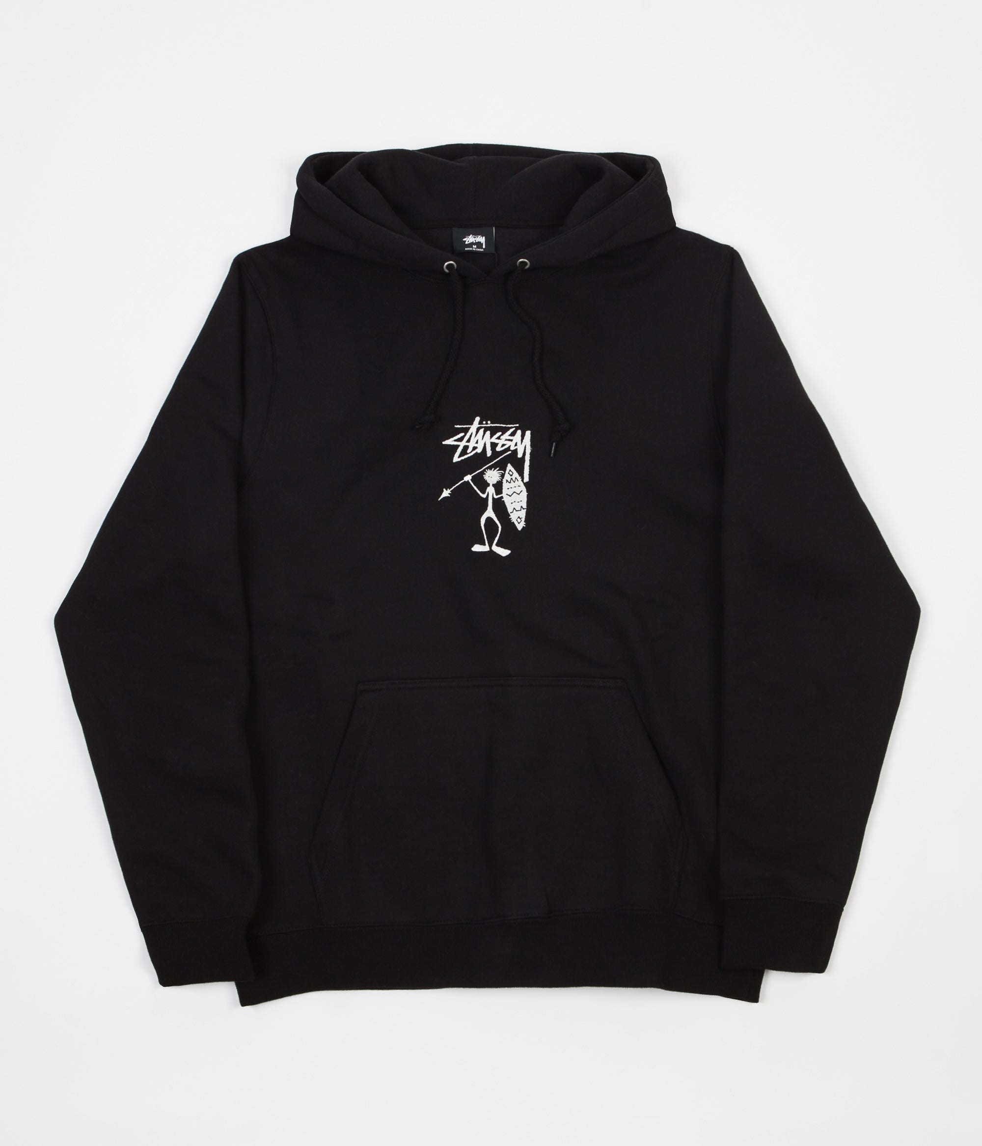 stussy tribe man applique hoody