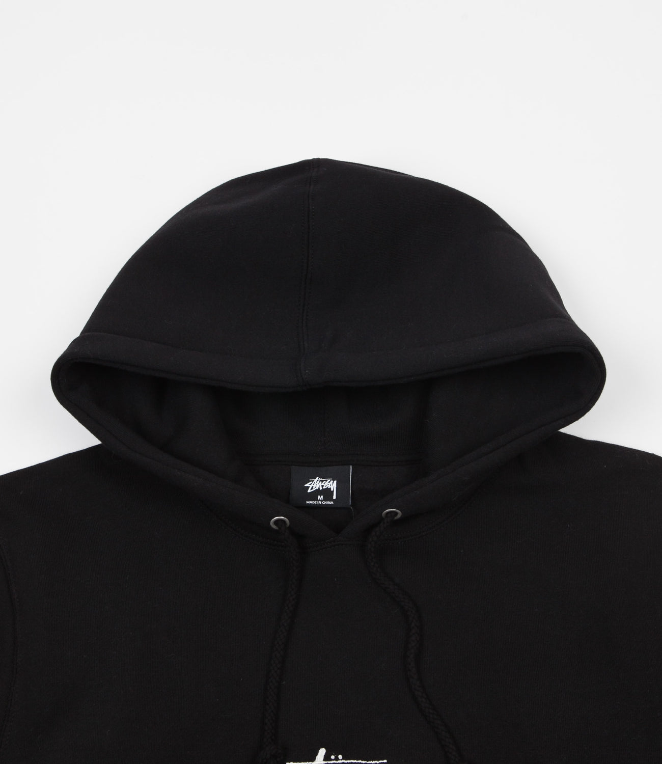 Stussy Tribe Man Applique Hoodie - Black | Flatspot