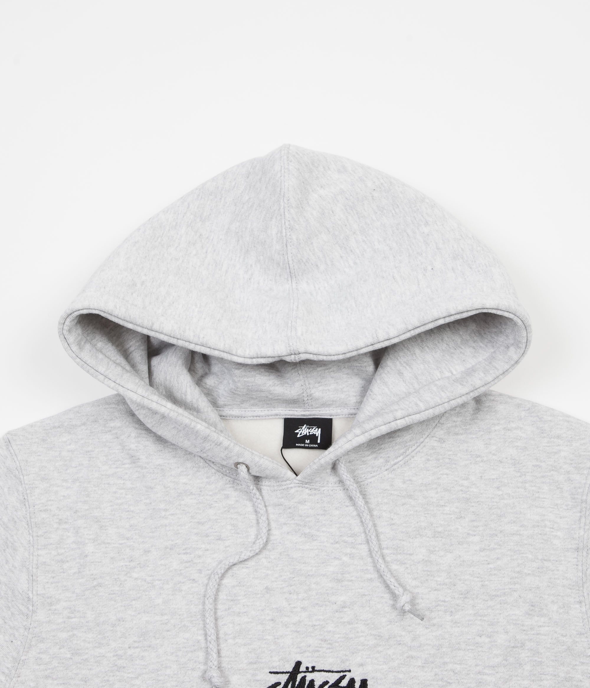 stussy tribe man applique hoody