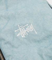 Stussy Washed Canvas Primaloft Vest - Light Blue | Flatspot