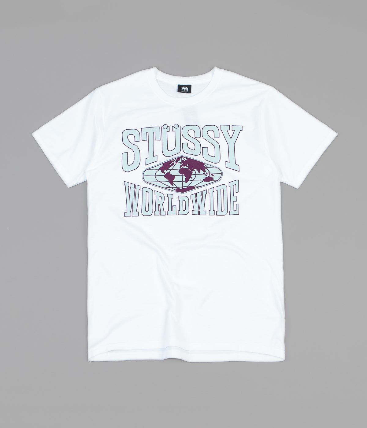 Stussy Worldwide T-Shirt - White | Flatspot
