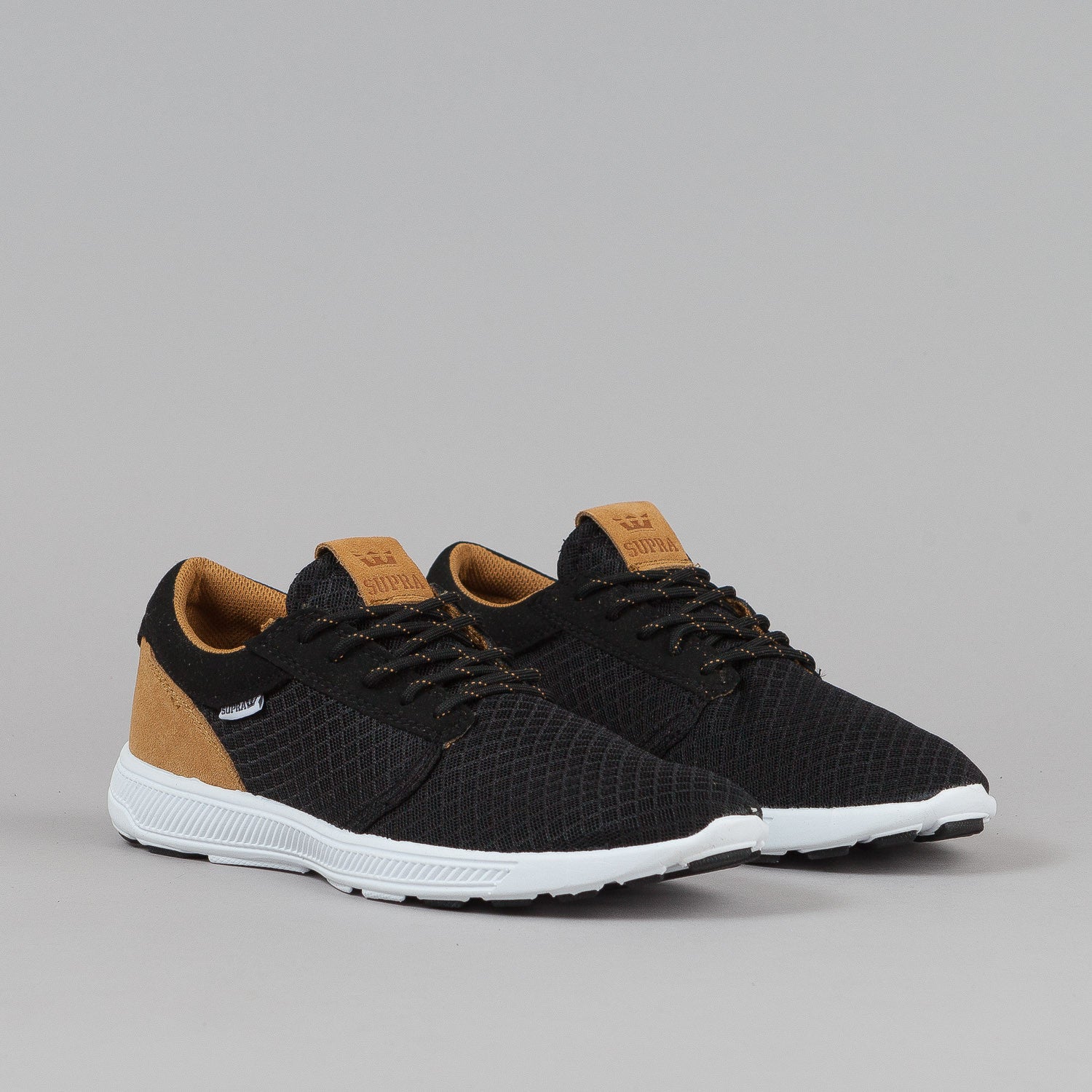 Supra Hammer Run Shoes - Black / Brown / White | Flatspot