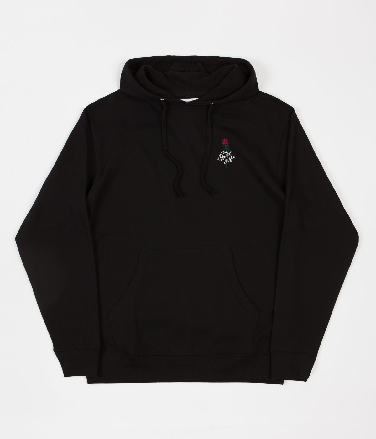 The Quiet Life Rose Hoodie Black Flatspot