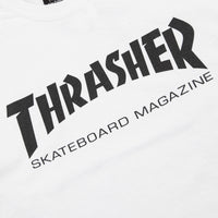 Thrasher Skate Mag Long Sleeve T Shirt White Flatspot
