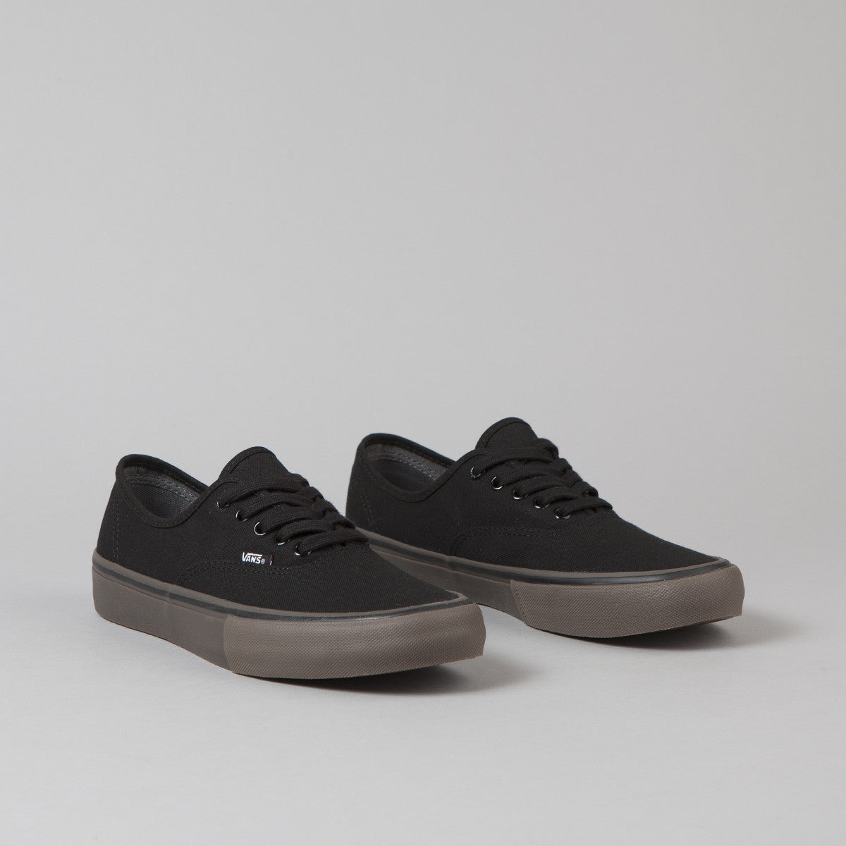 Vans Authentic Pro Canvas Shoes - Black / Gum | Flatspot