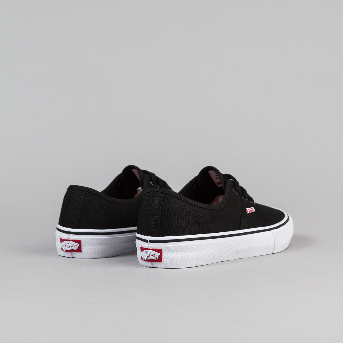 Vans Authentic Pro Black White Flatspot