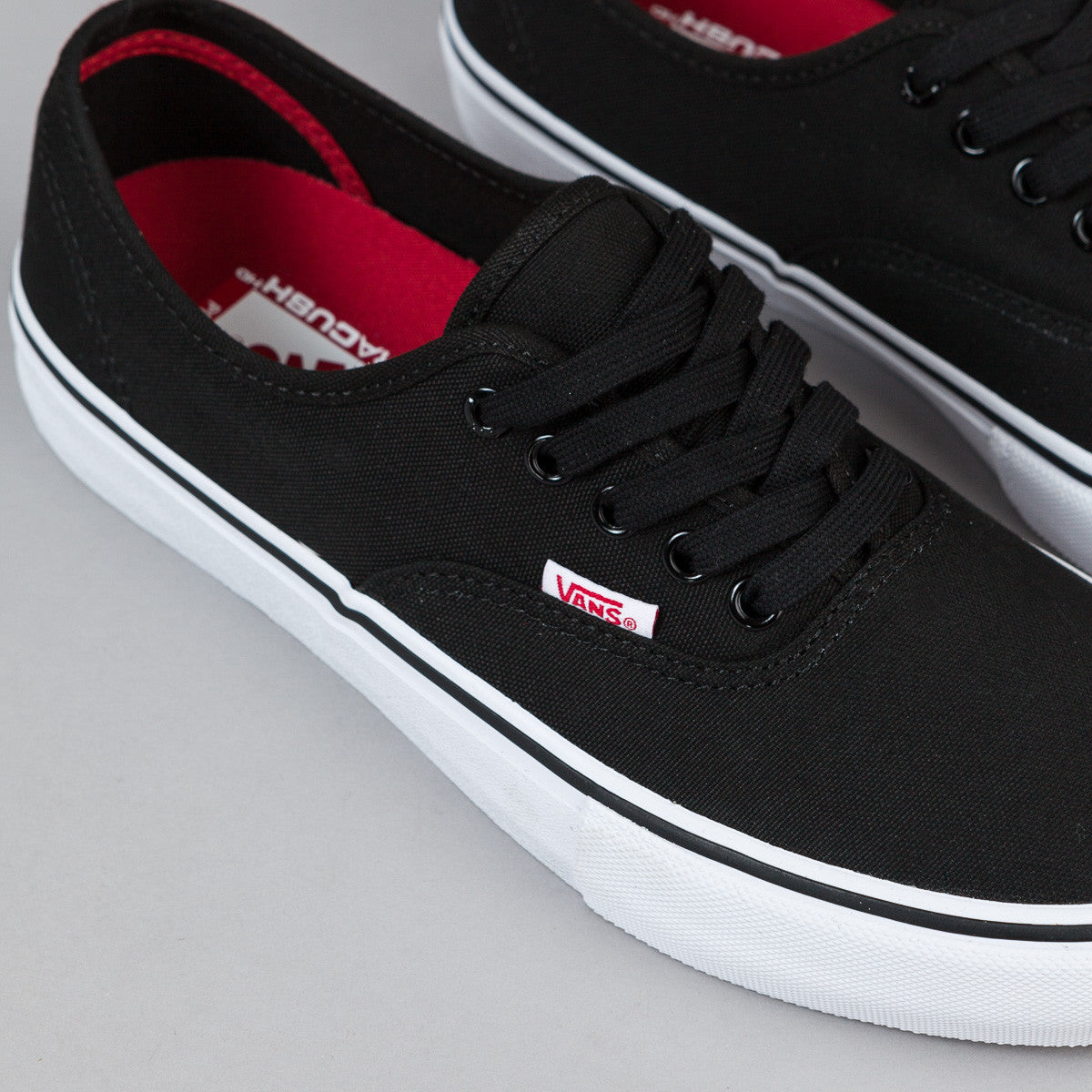 Vans Authentic Pro Black White Flatspot