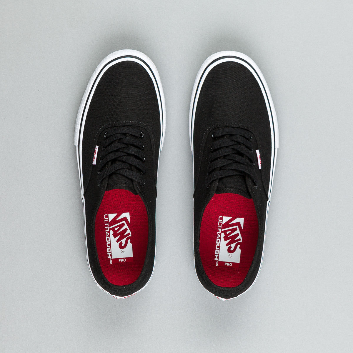 Vans Authentic Pro Black White Flatspot