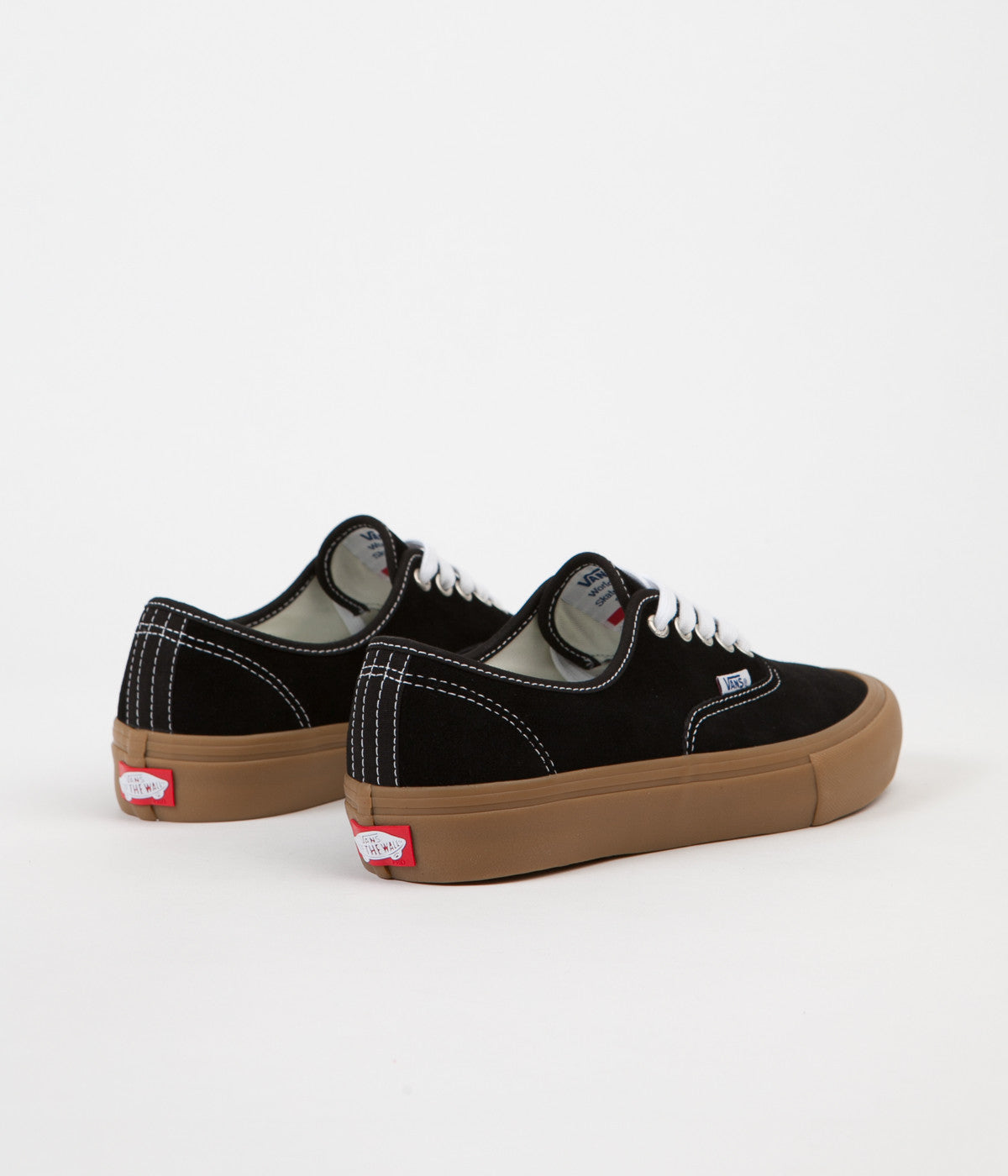 Vans Authentic Pro Shoes Black Light Gum Flatspot