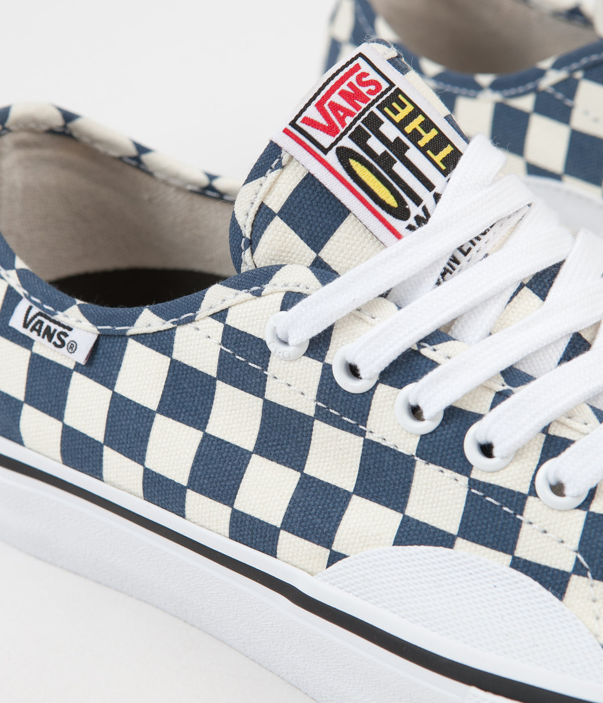 vans av classic high checkerboard