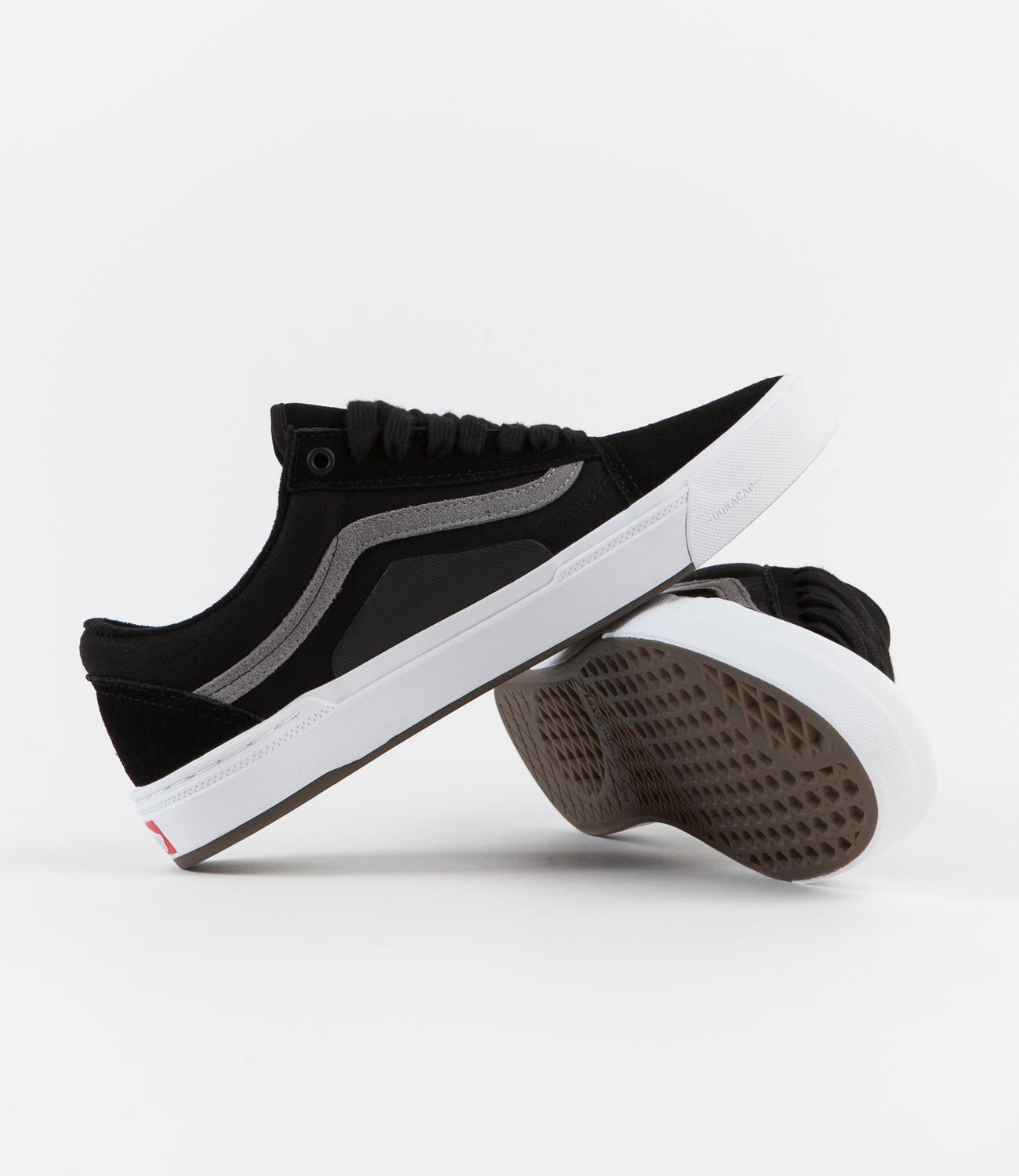 vans shoes black and grey